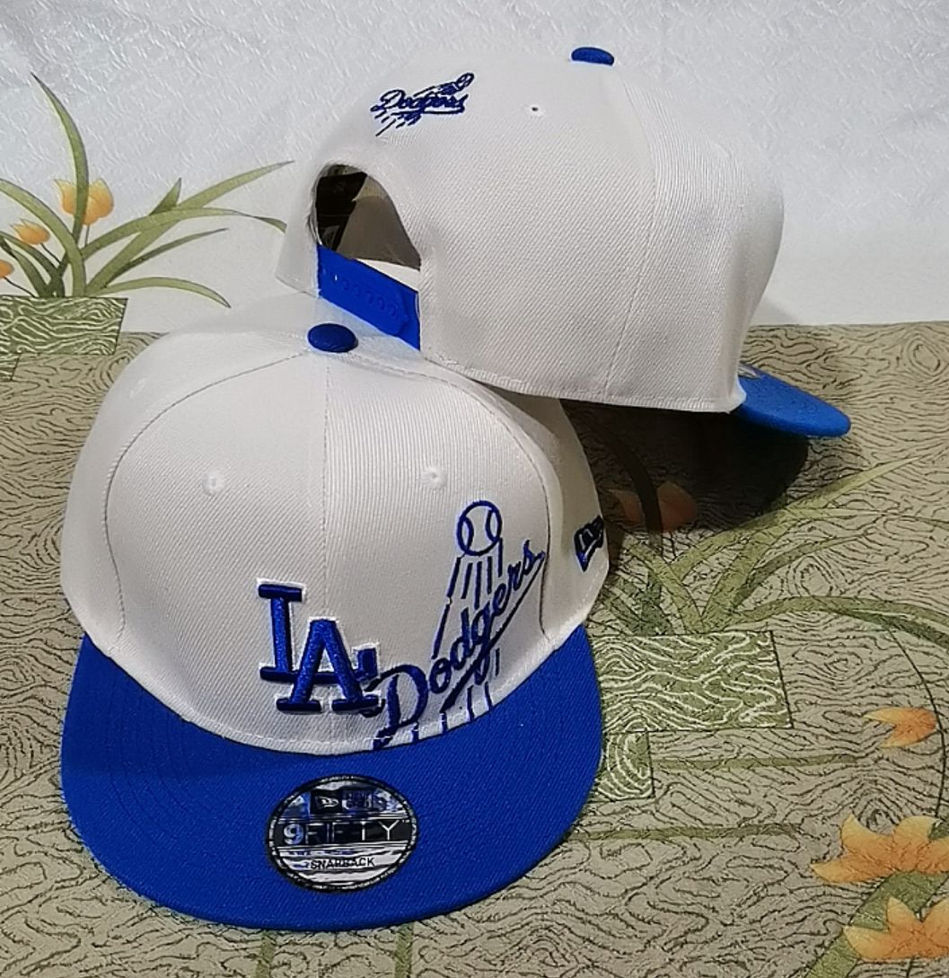 Los Angeles Dodgers white 2025 MLB hat YS->mlb hats->Sports Caps